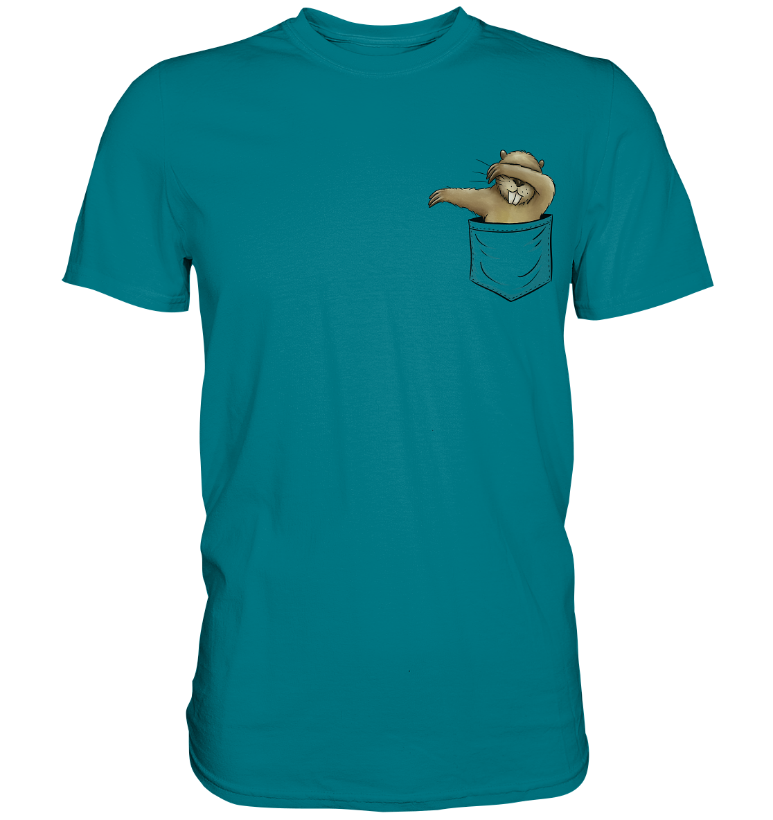 Dabbender Biber in Deiner Tasche - Premium Shirt