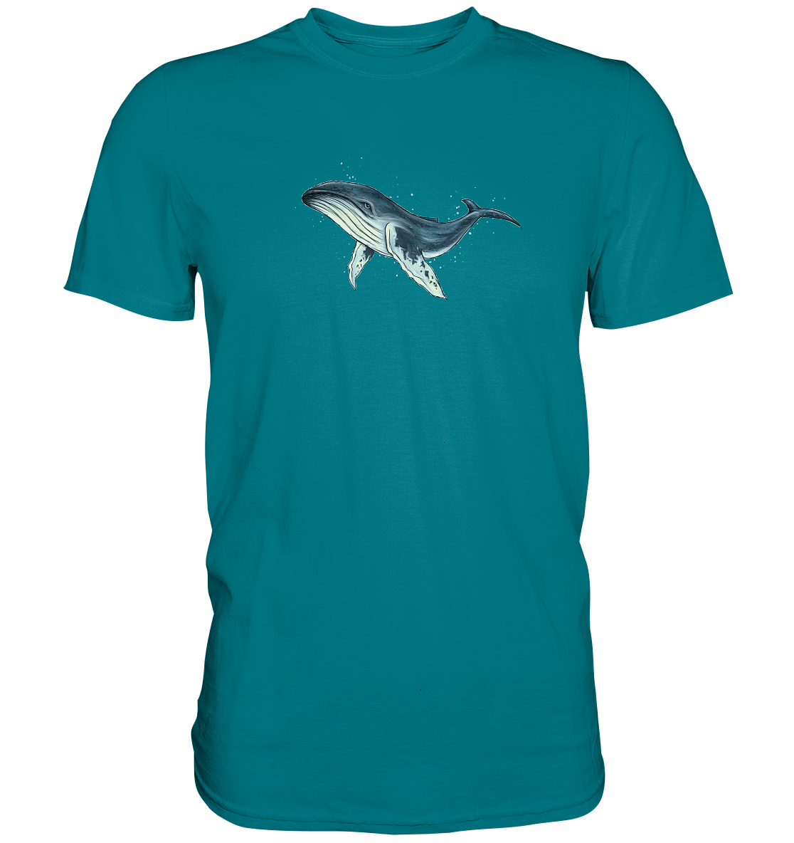 Tiefsee Ozean-Riese Buckelwal - Premium Shirt