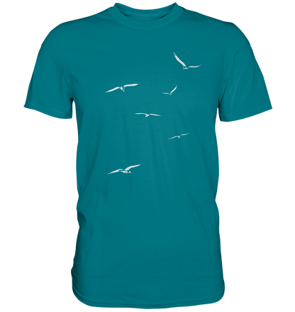 Vogelschwarm – Traum vom Fliegen - Premium Shirt