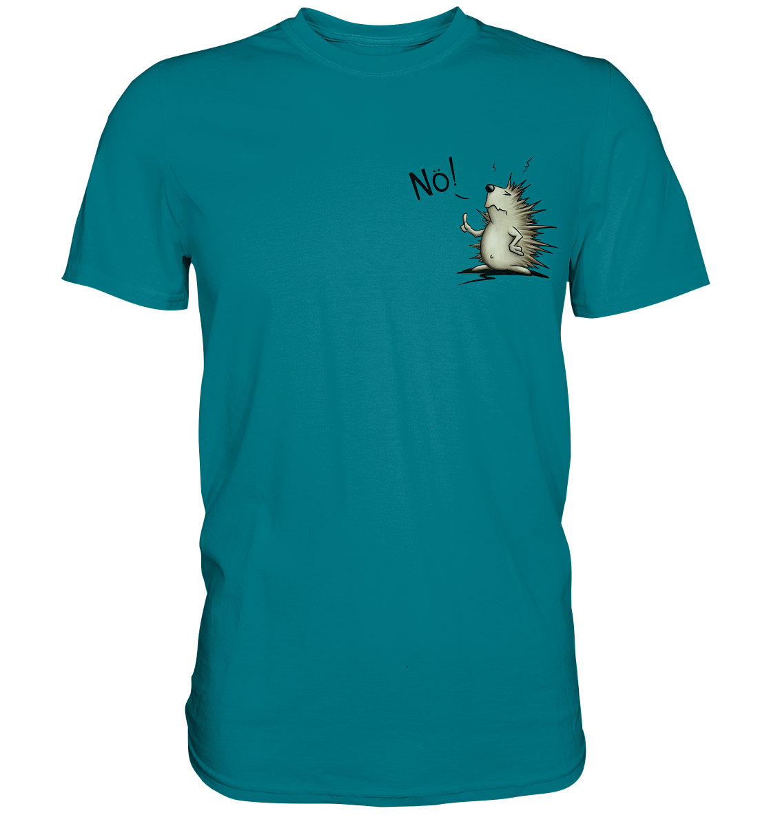 Nö! Grummeliger Igel - Premium Shirt