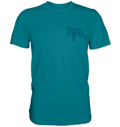 Lässig lustige Wasserschildkröte - Premium Shirt