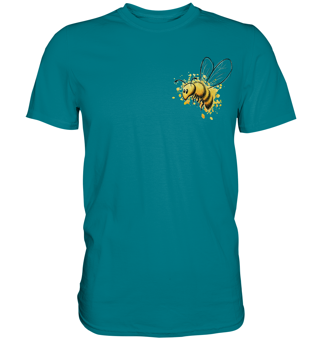Lässige kleine Honig-Biene - Premium Shirt