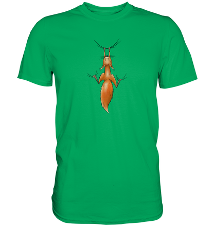 Rotes Eichhörnchen hängt ab - Premium Shirt