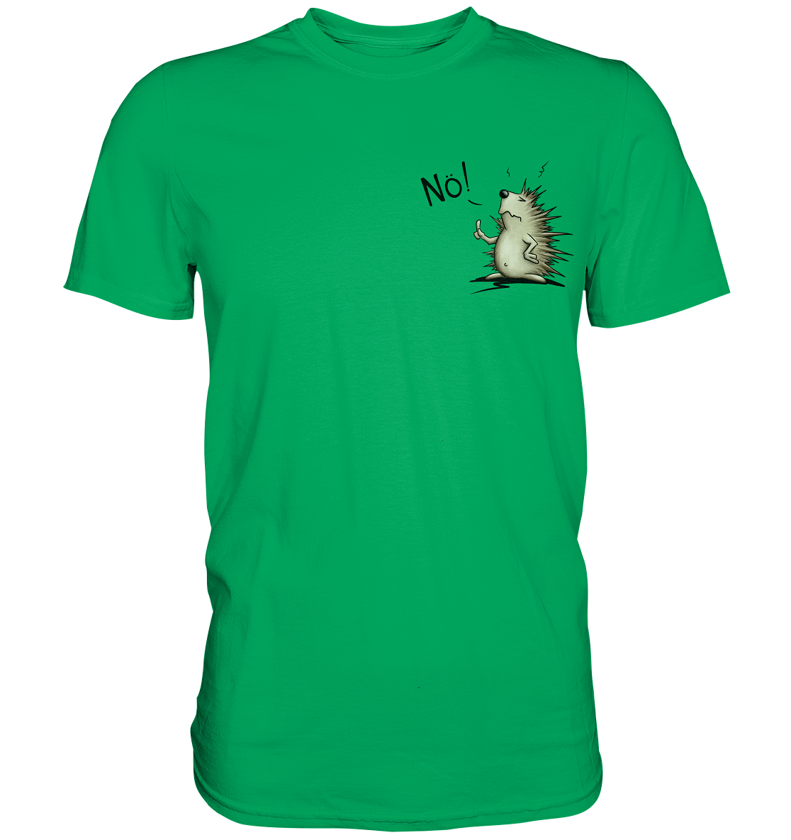 Nö! Grummeliger Igel - Premium Shirt
