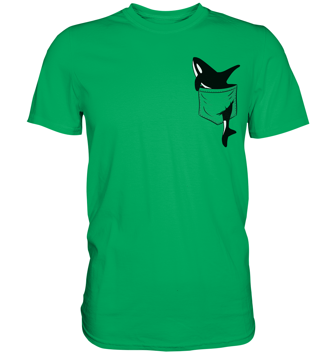 Orca In Deiner Tasche - Premium Shirt