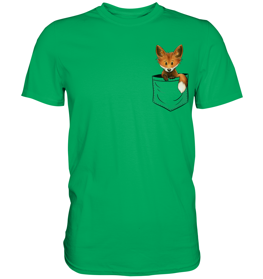 Funky Fuchs in der Tasche - Premium Shirt