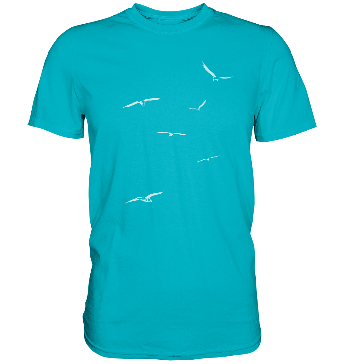 Vogelschwarm – Traum vom Fliegen - Premium Shirt
