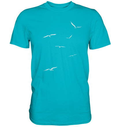 Vogelschwarm – Traum vom Fliegen - Premium Shirt