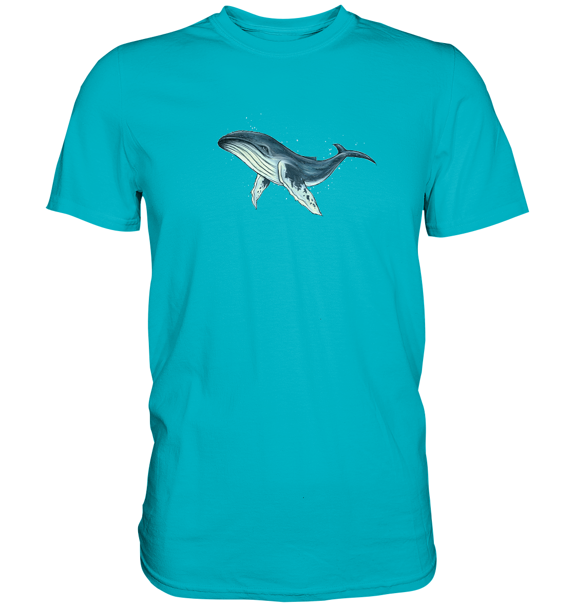 Tiefsee Ozean-Riese Buckelwal - Premium Shirt