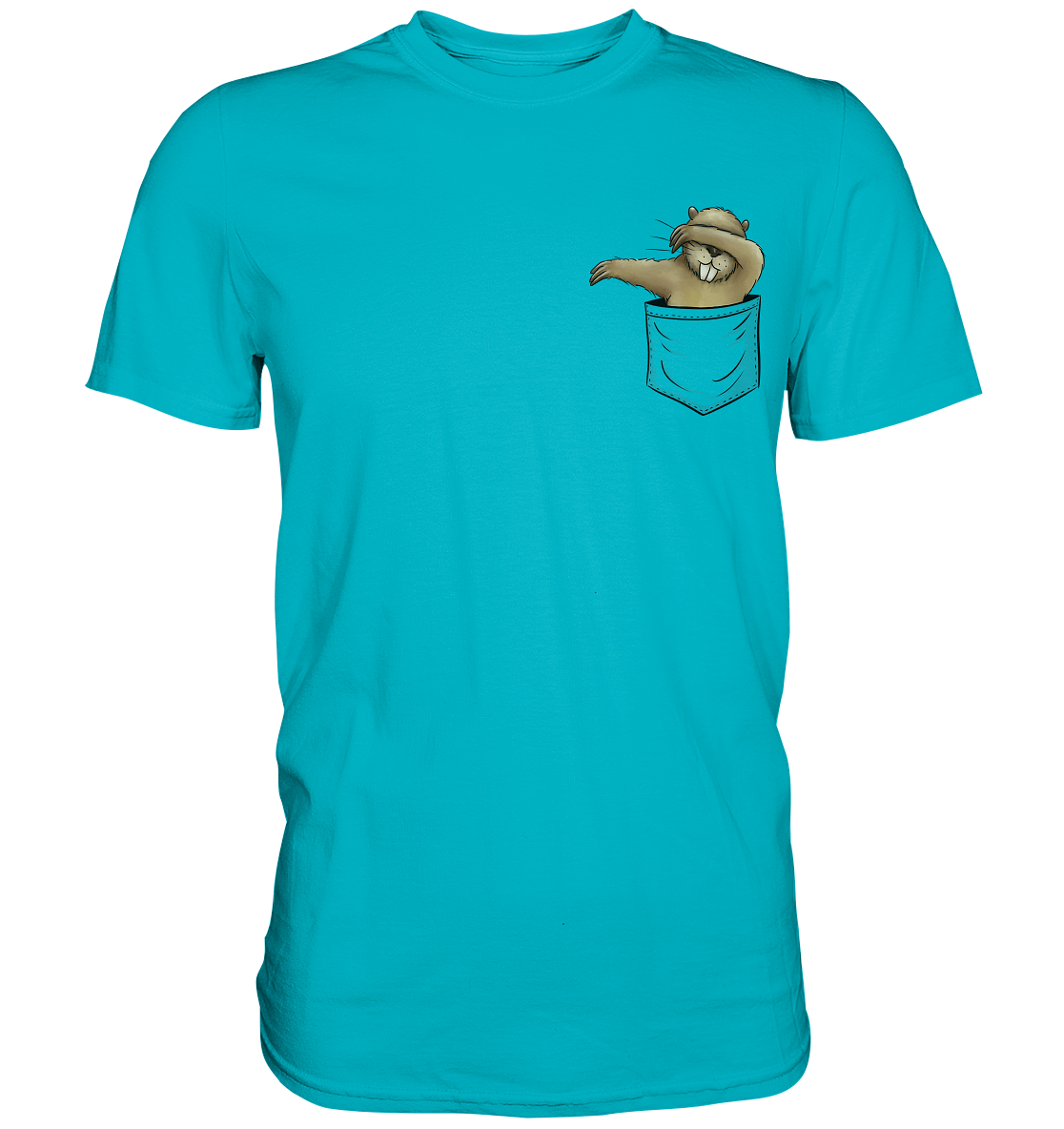 Dabbender Biber in Deiner Tasche - Premium Shirt
