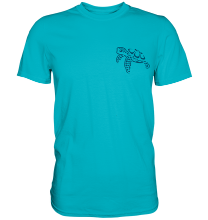Lässig lustige Wasserschildkröte - Premium Shirt