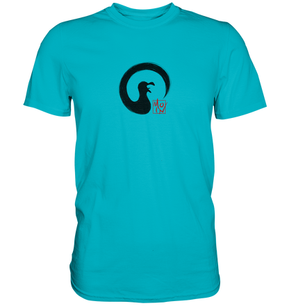 Moin kreischende japanische Enso Möwe - Premium Shirt
