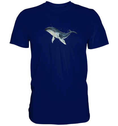Tiefsee Ozean-Riese Buckelwal - Premium Shirt