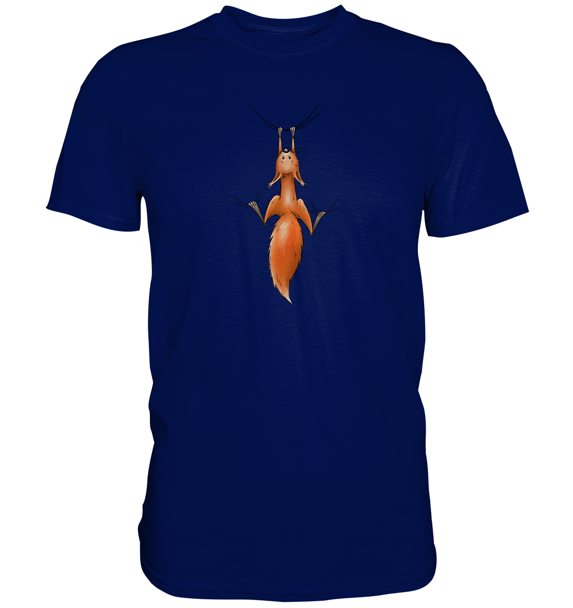 Rotes Eichhörnchen hängt ab - Premium Shirt