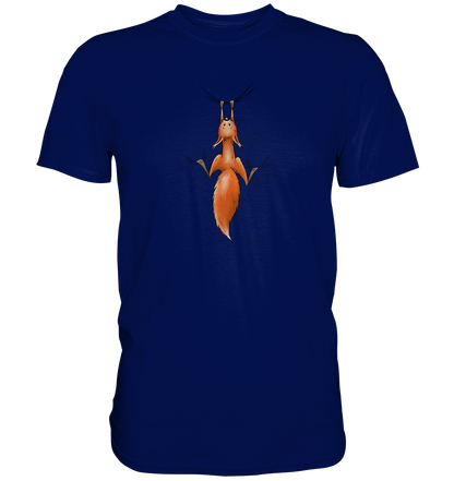 Rotes Eichhörnchen hängt ab - Premium Shirt