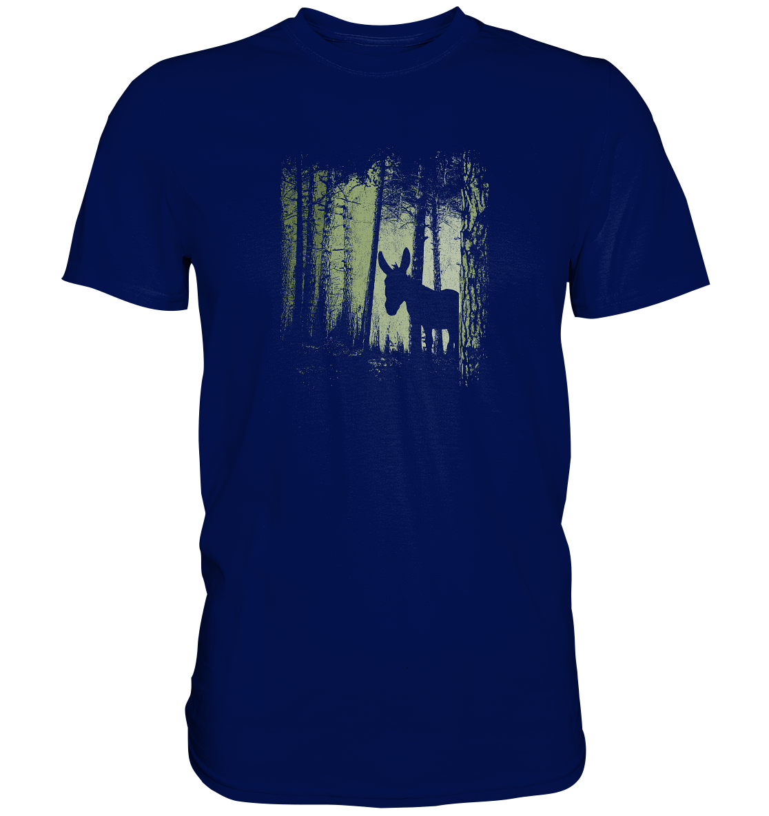 Esel im Zwielicht-Wald - Premium Shirt