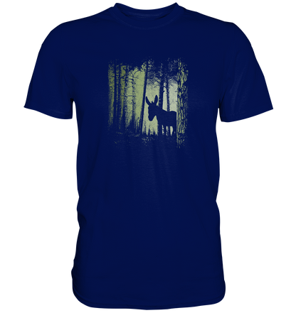 Esel im Zwielicht-Wald - Premium Shirt
