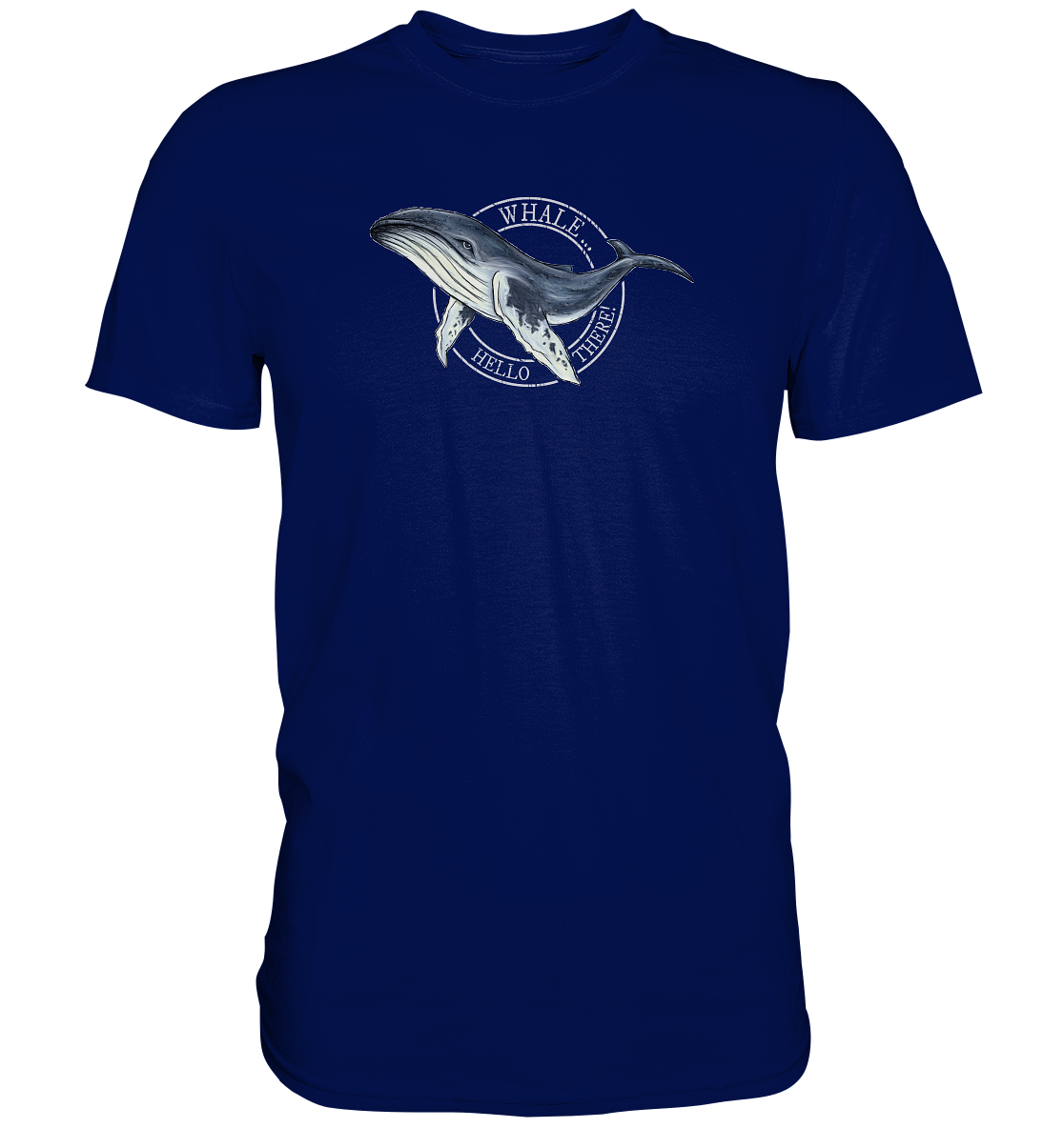 Whale, Hello There | Buckelwal - Premium Shirt