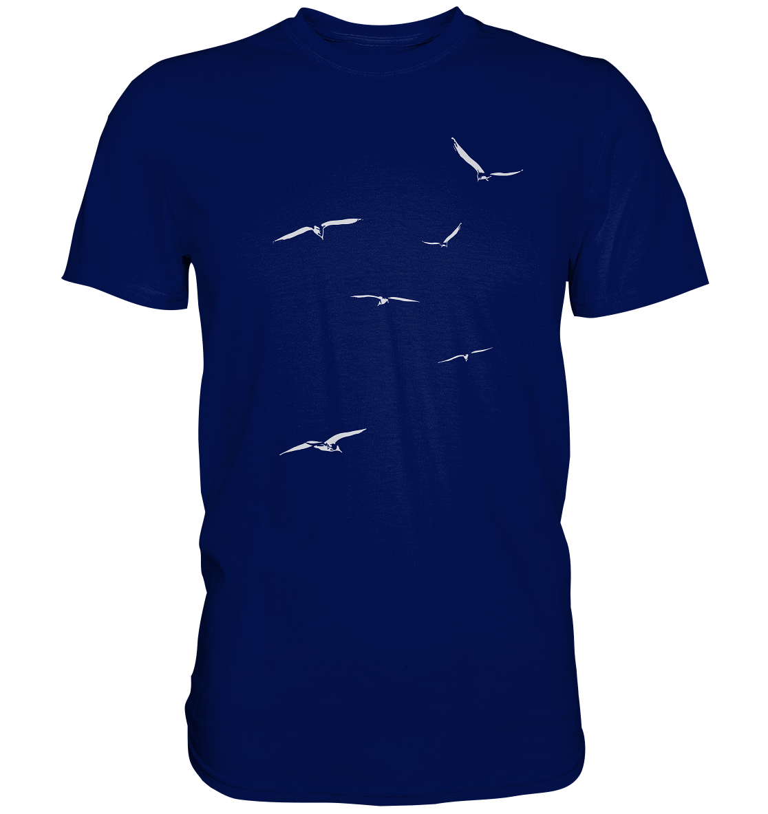 Vogelschwarm – Traum vom Fliegen - Premium Shirt