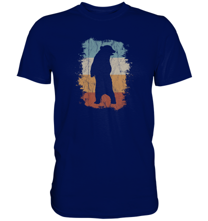 Retro Bären-Silhouette - Premium Shirt