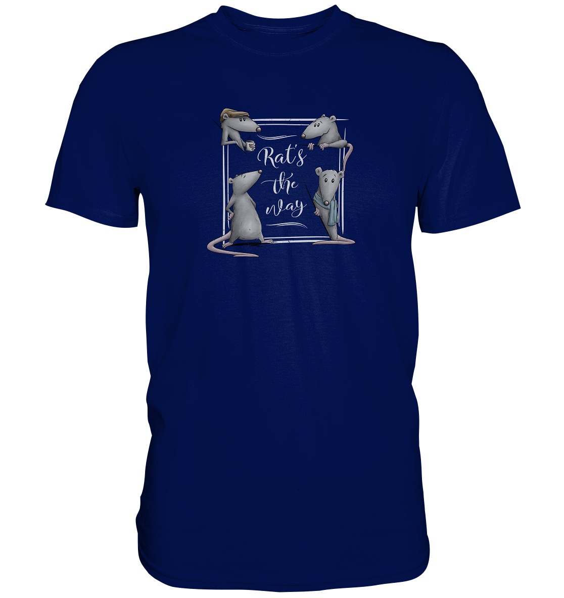 Rat’s The Way Kaffeehaus Ratten - Premium Shirt