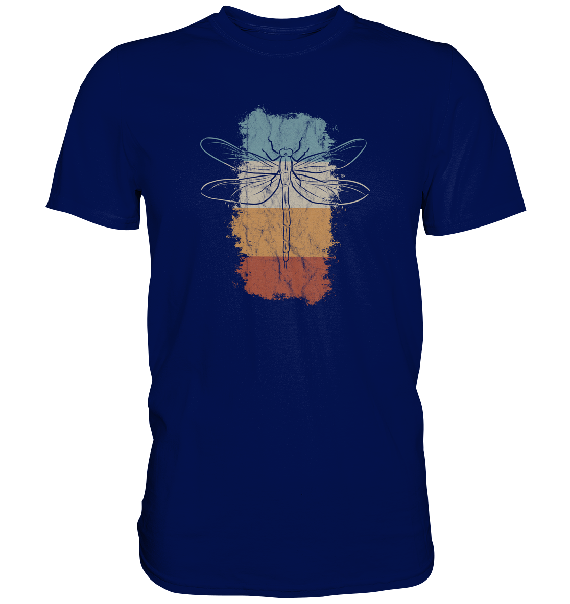 Retro Kunst Libelle | Vintage Dragonfly - Premium Shirt