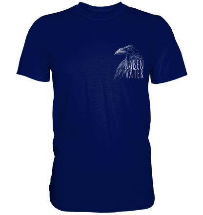 Rabenvater schwarzer Rabe Krähe - Premium Shirt