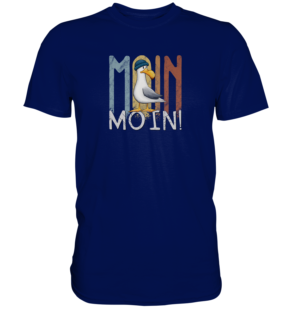 Moin Moin norddeutsche Möwe - Premium Shirt
