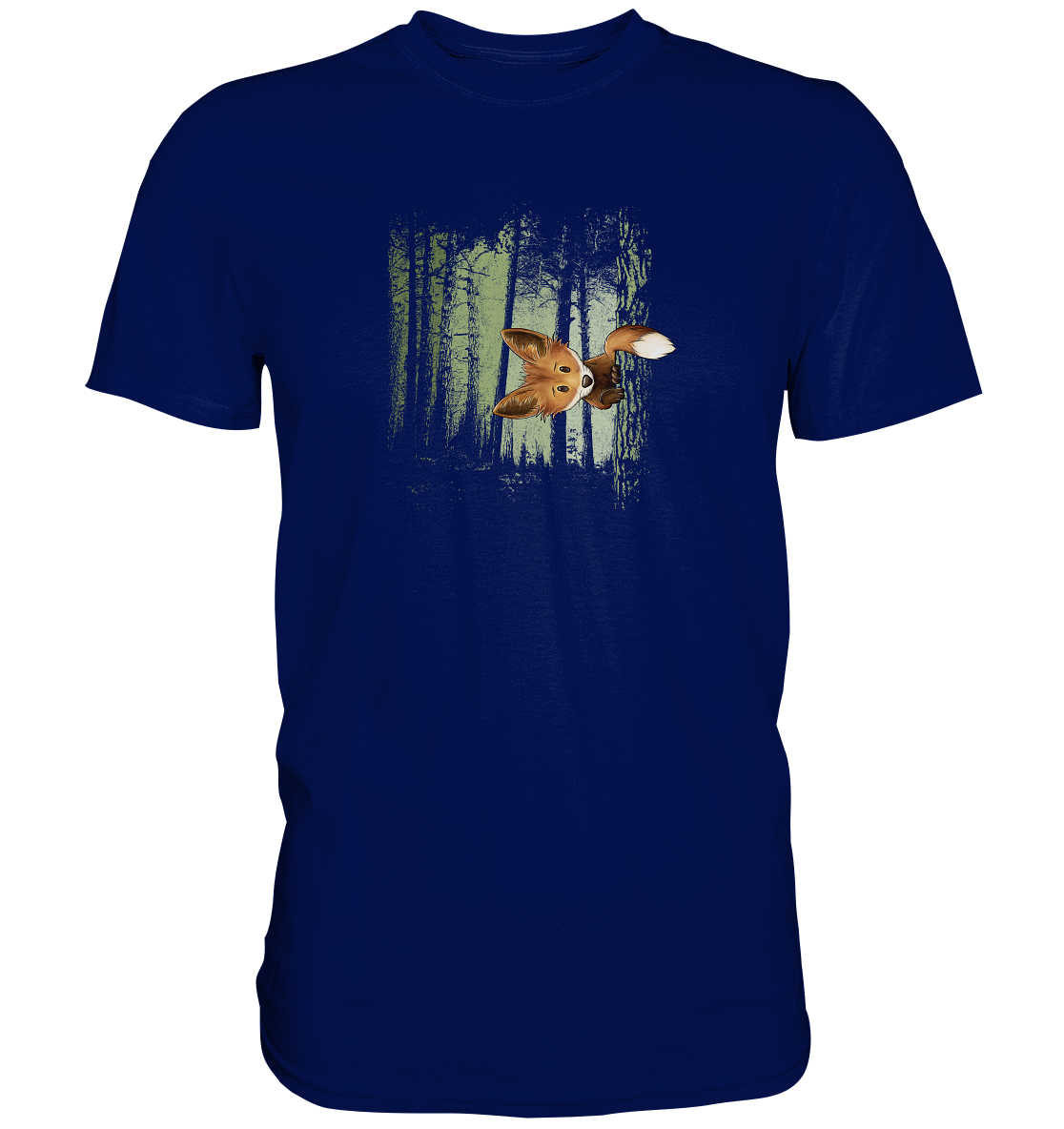 Fuchs im Zwielicht-Wald - Premium Shirt