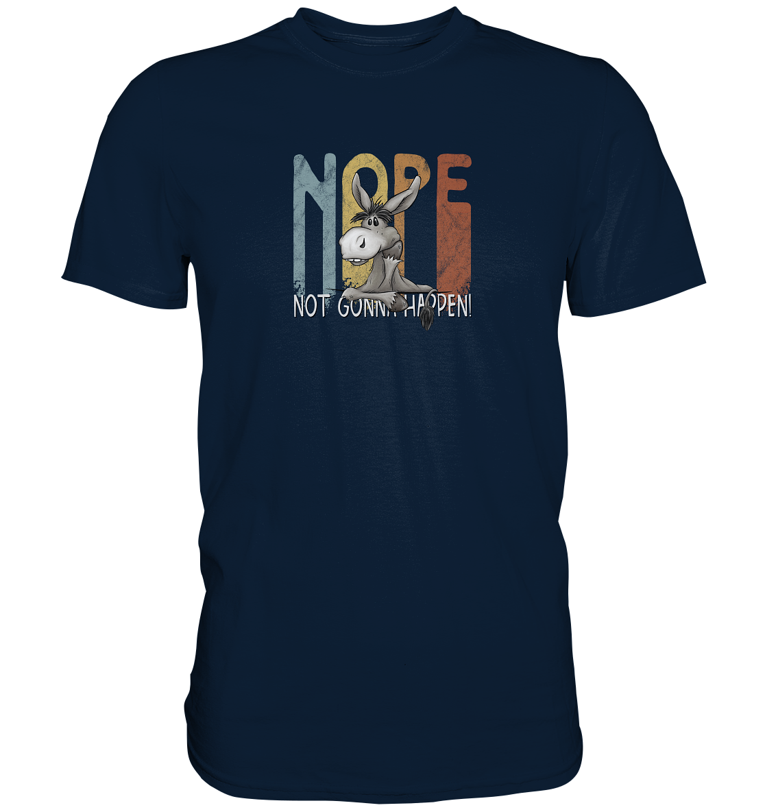 Nope | bockiger Esel - Premium Shirt