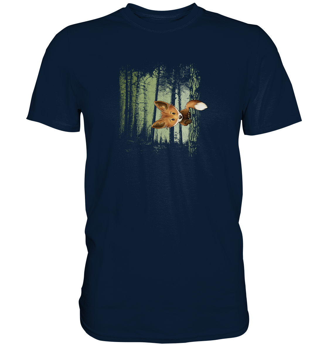 Fuchs im Zwielicht-Wald - Premium Shirt