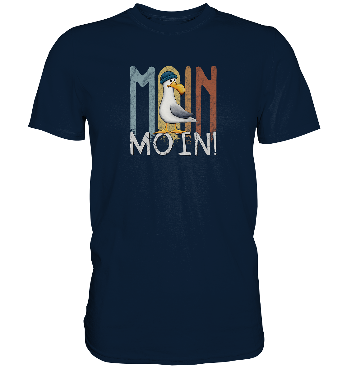 Moin Moin norddeutsche Möwe - Premium Shirt