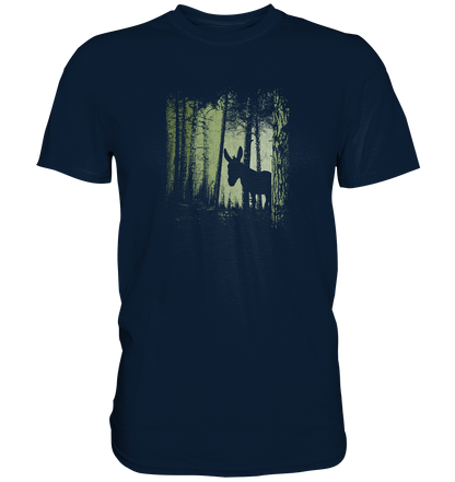 Esel im Zwielicht-Wald - Premium Shirt