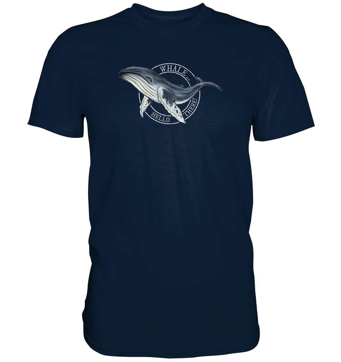Whale, Hello There | Buckelwal - Premium Shirt