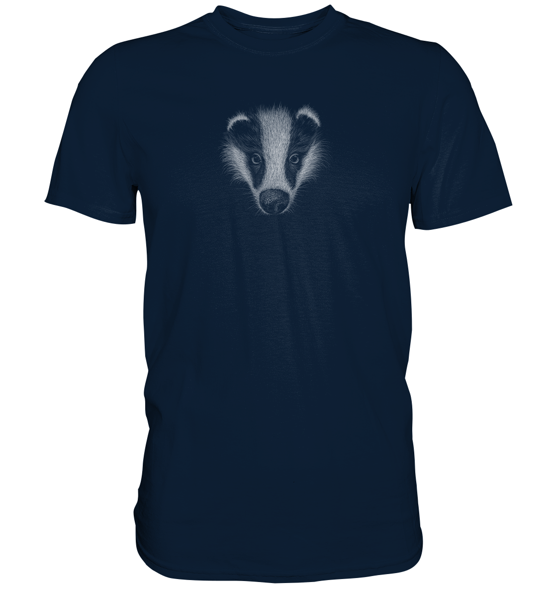 Kritzel-Kunst Dachs Illustration - Premium Shirt