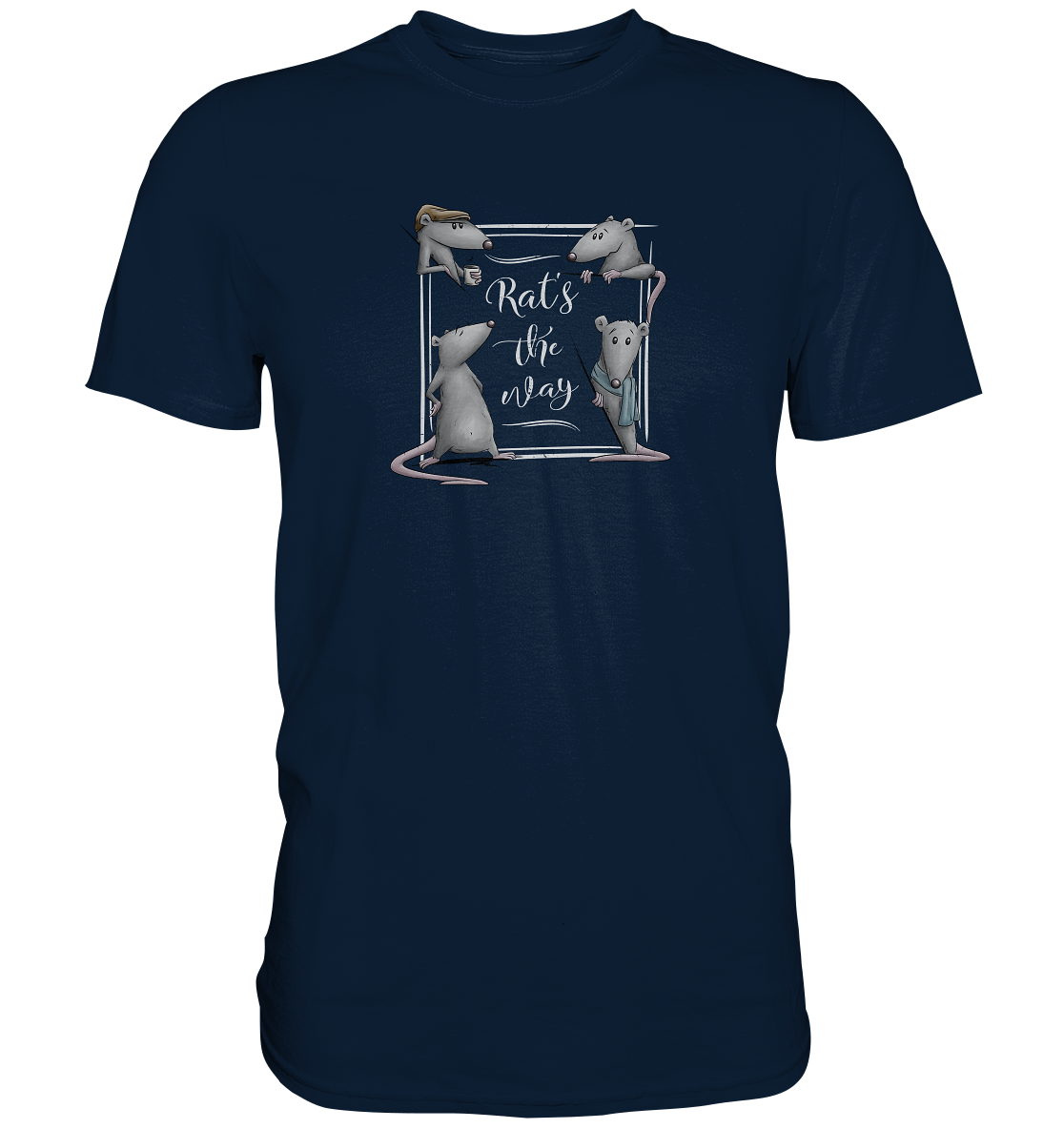 Rat’s The Way Kaffeehaus Ratten - Premium Shirt