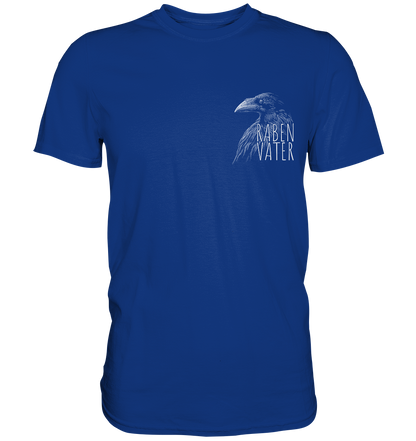 Rabenvater schwarzer Rabe Krähe - Premium Shirt