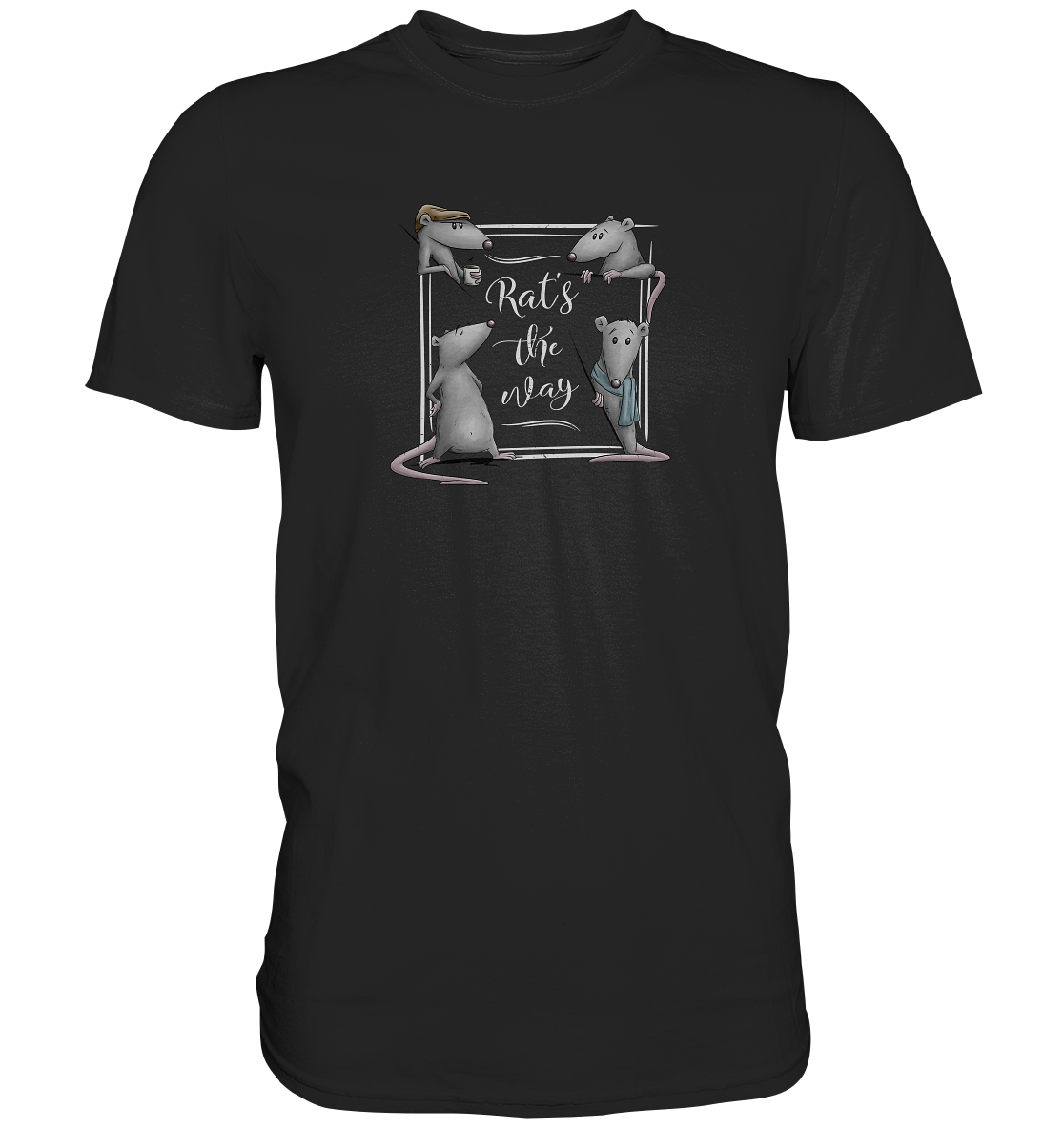 Rat’s The Way Kaffeehaus Ratten - Premium Shirt