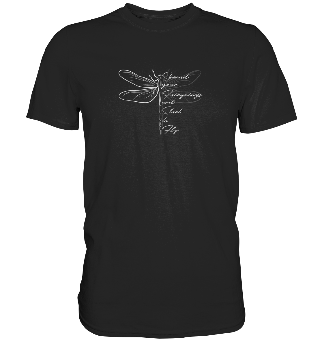 Breite die Flügel aus und flieg los | Libelle - Premium Shirt