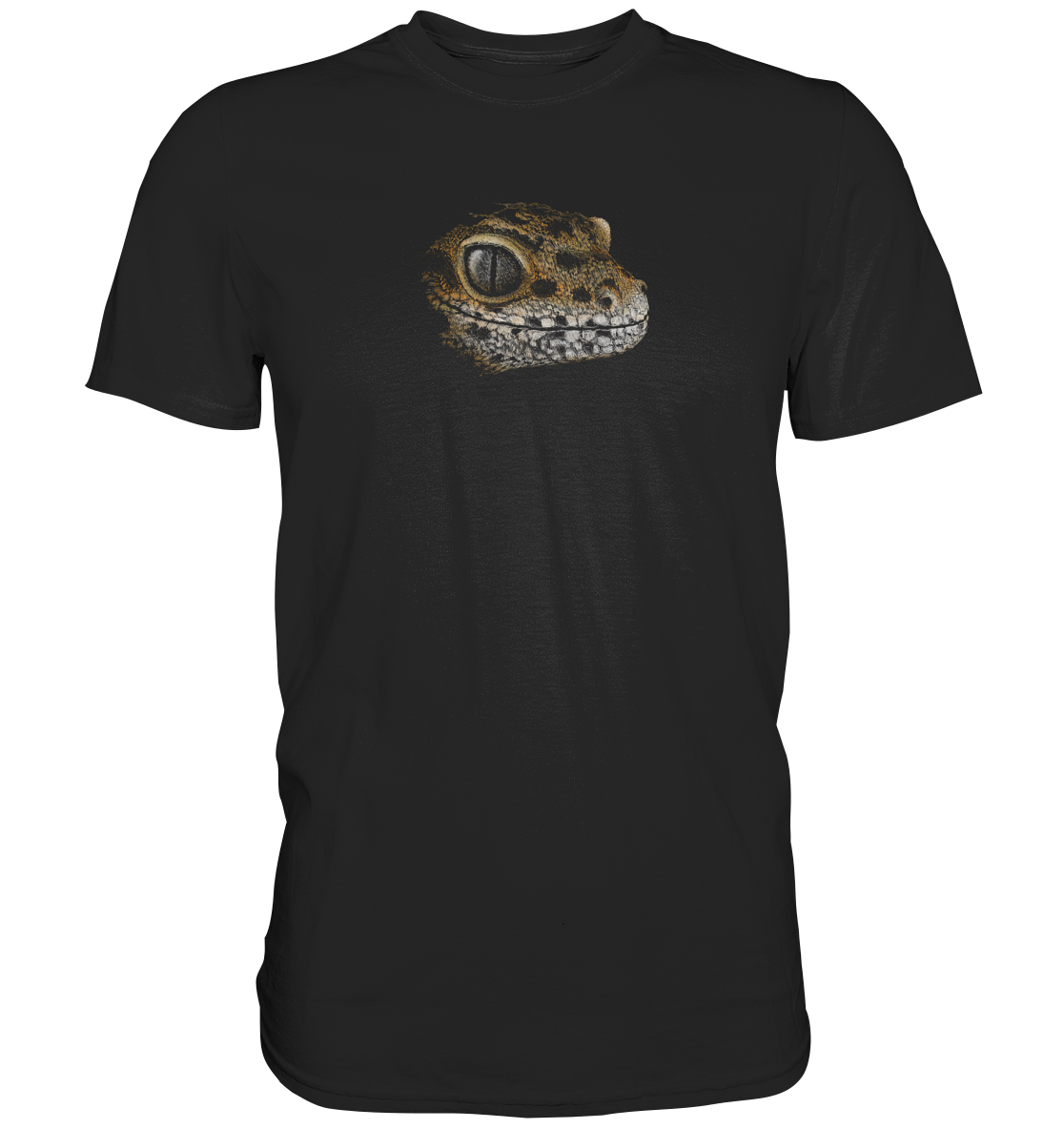 Leopard Gecko Skizze Kritzelkunst - Premium Shirt