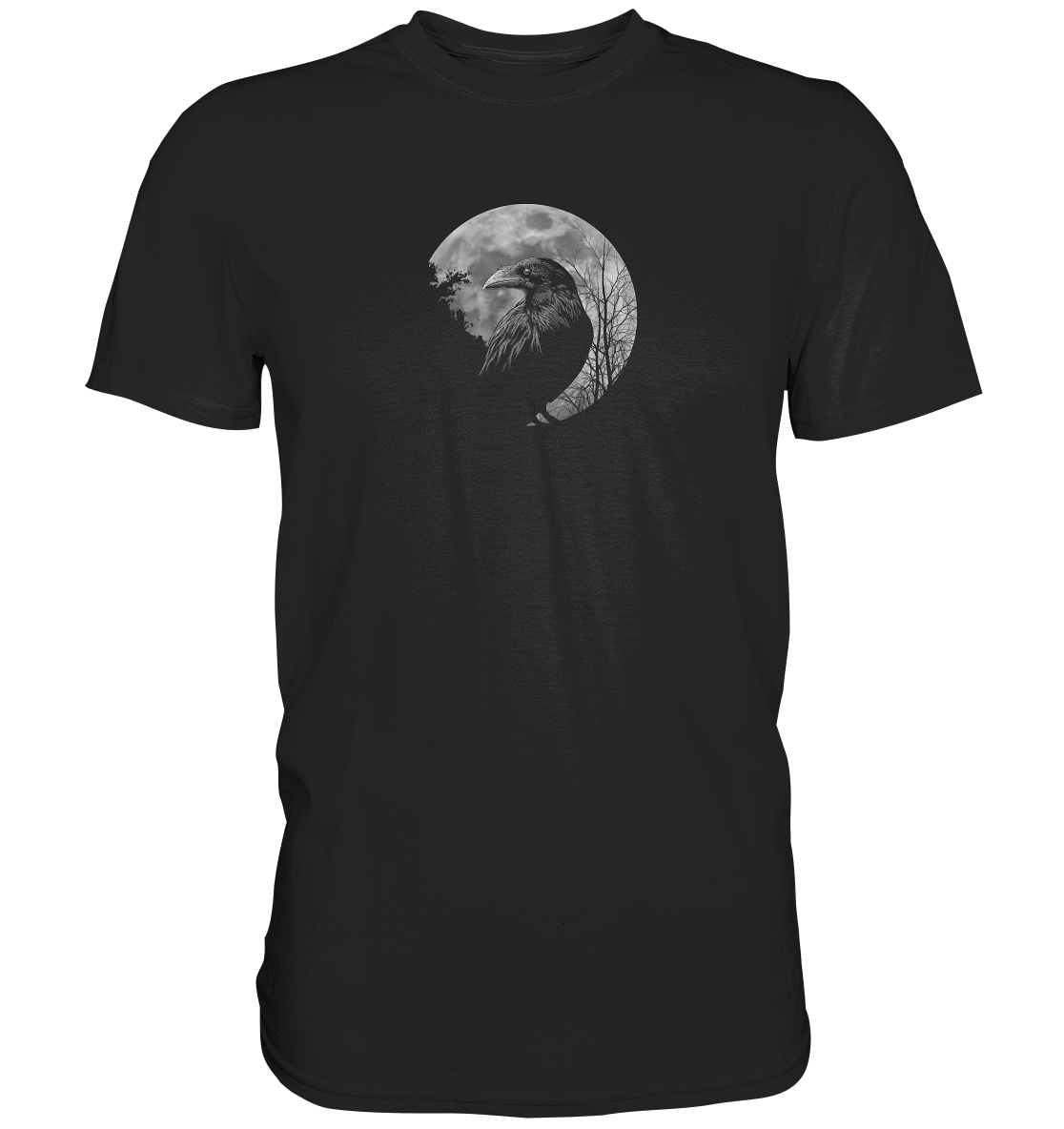 Vollmond-Rabe - Premium Shirt
