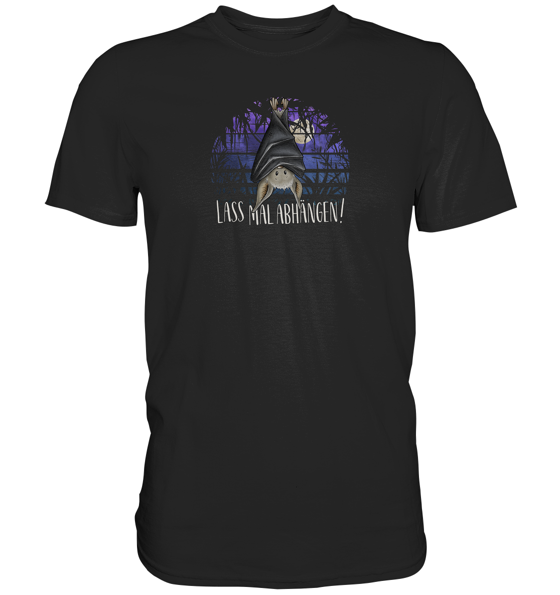 Lass mal abhängen Fledermaus - Premium Shirt