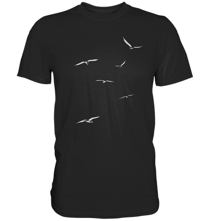 Vogelschwarm – Traum vom Fliegen - Premium Shirt