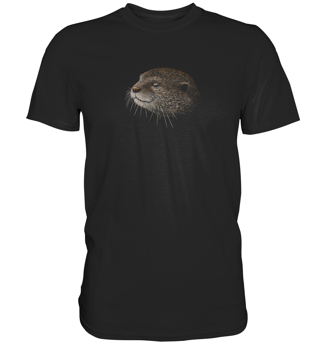 Otter Bleistift Zeichnung KritzelKunst - Premium Shirt