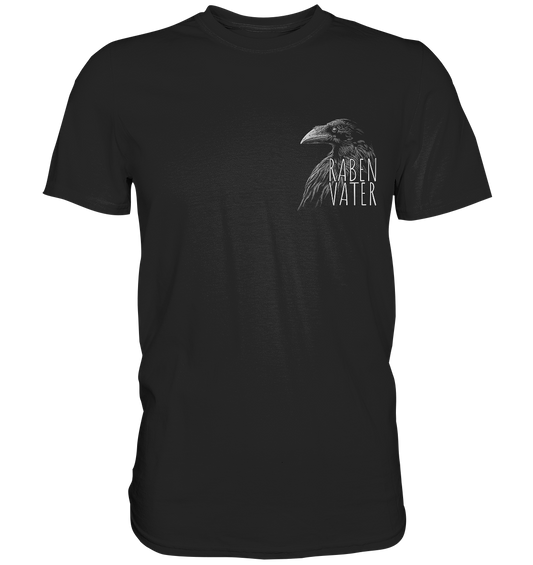 Rabenvater schwarzer Rabe Krähe - Premium Shirt