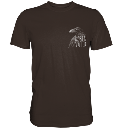 Rabenvater schwarzer Rabe Krähe - Premium Shirt