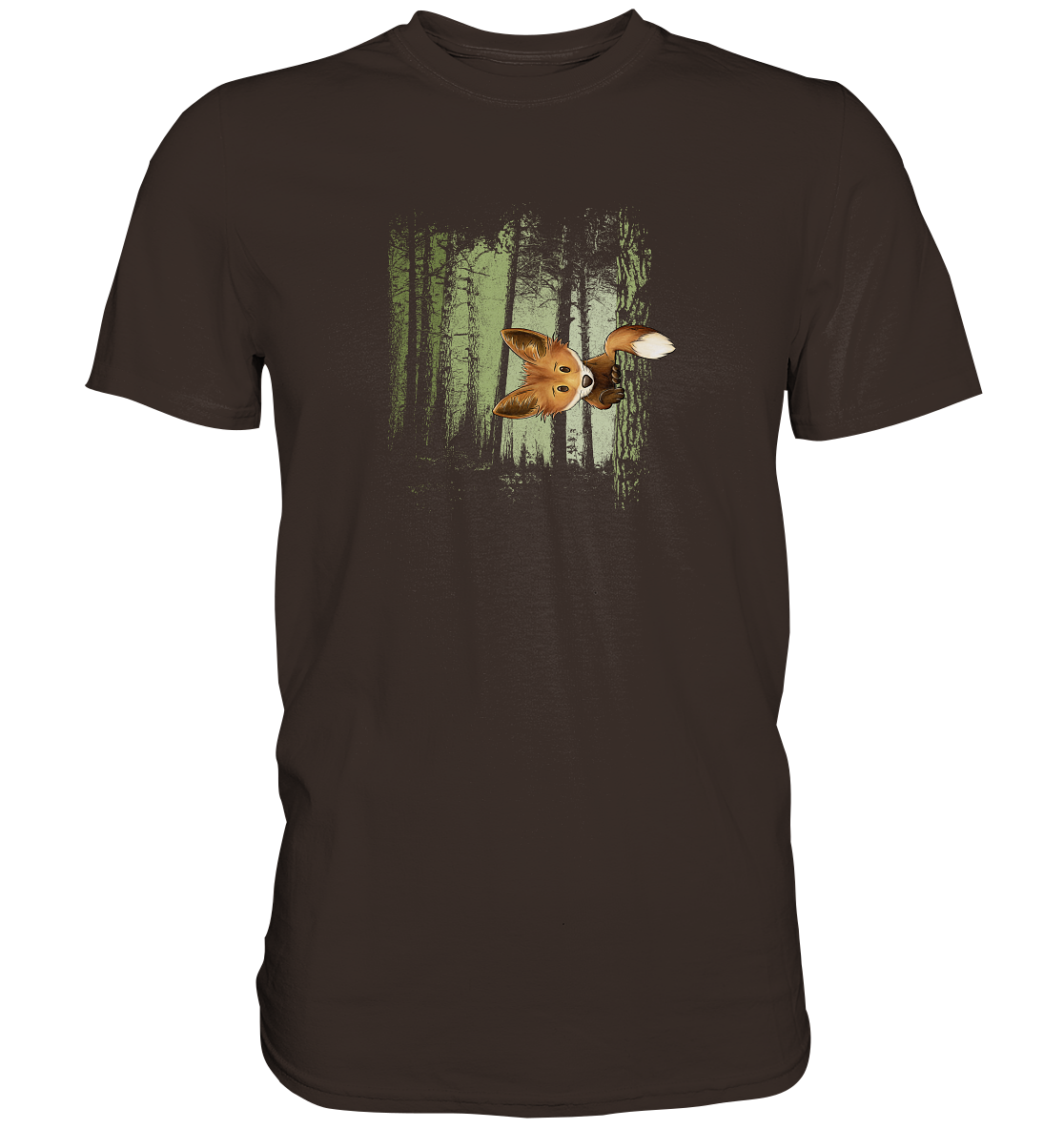 Fuchs im Zwielicht-Wald - Premium Shirt