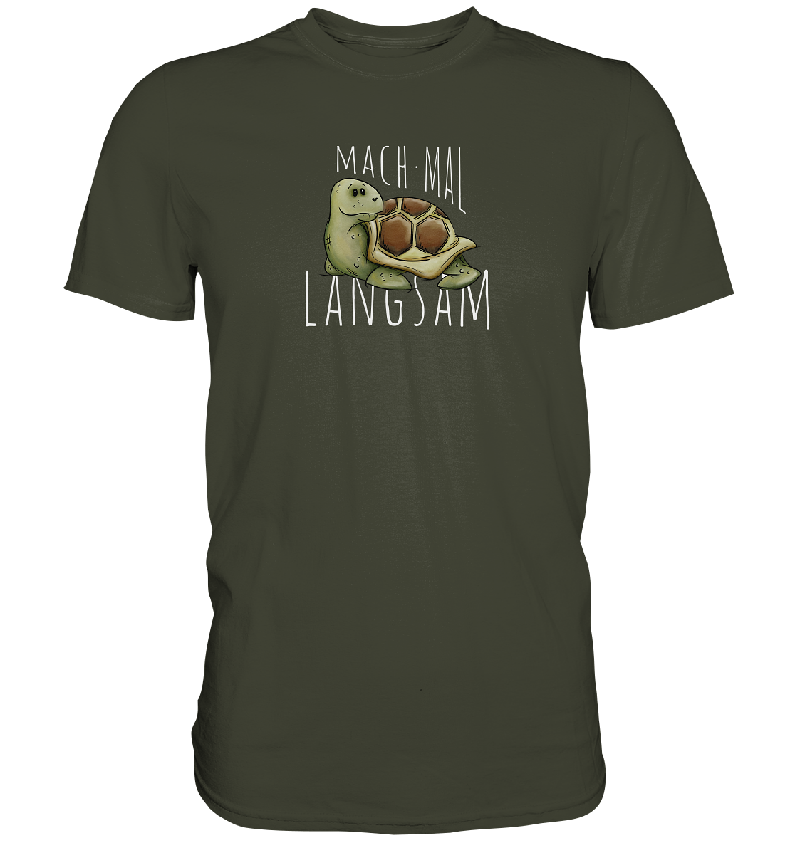 Mach mal langsam Schildkröte - Premium Shirt