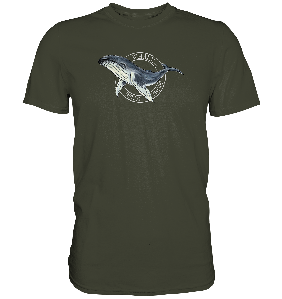 Whale, Hello There | Buckelwal - Premium Shirt