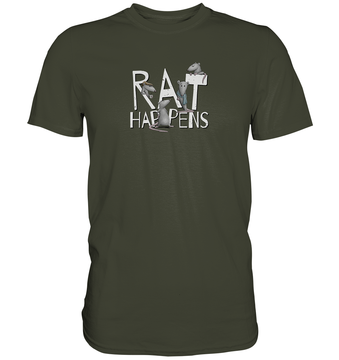Rat Happens Ratten - Premium Shirt
